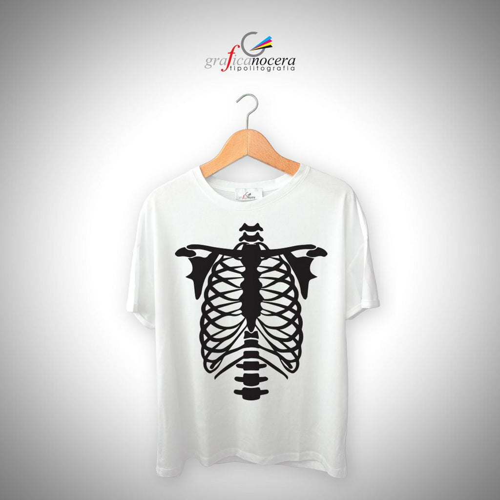 T-Shirt Halloween unisex Scheletro regalo festa horror party festa streghe
