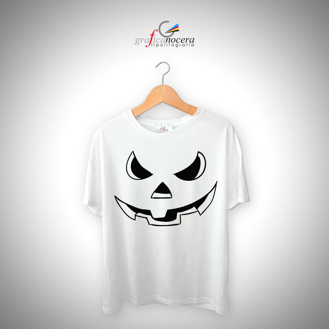 T-Shirt Zucca Stilizzata ideale per Halloween