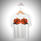 T-Shirt Halloween unisex Mani Scheletro Zucca regalo festa horror party festa streghe