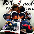 Cuscino Quadrato Personalizzato con la Foto del Tuo Cane idea regalo