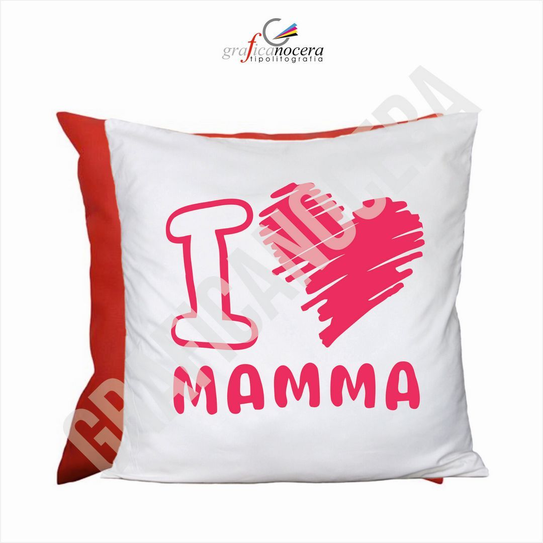 Cuscino Quadrato Festa della Mamma Ti Amo idea regalo