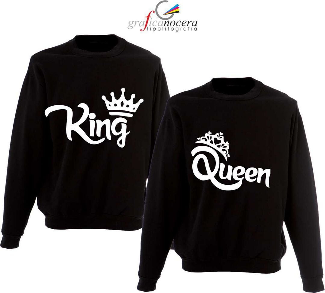 Coppia felpe King/Queen