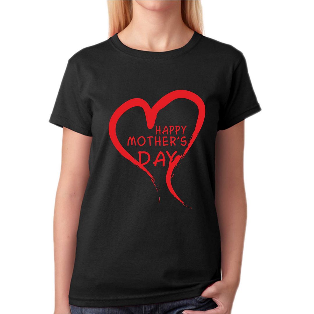 T-shirt HAPPY MOTHER'S DAY idea regalo Festa della Mamma