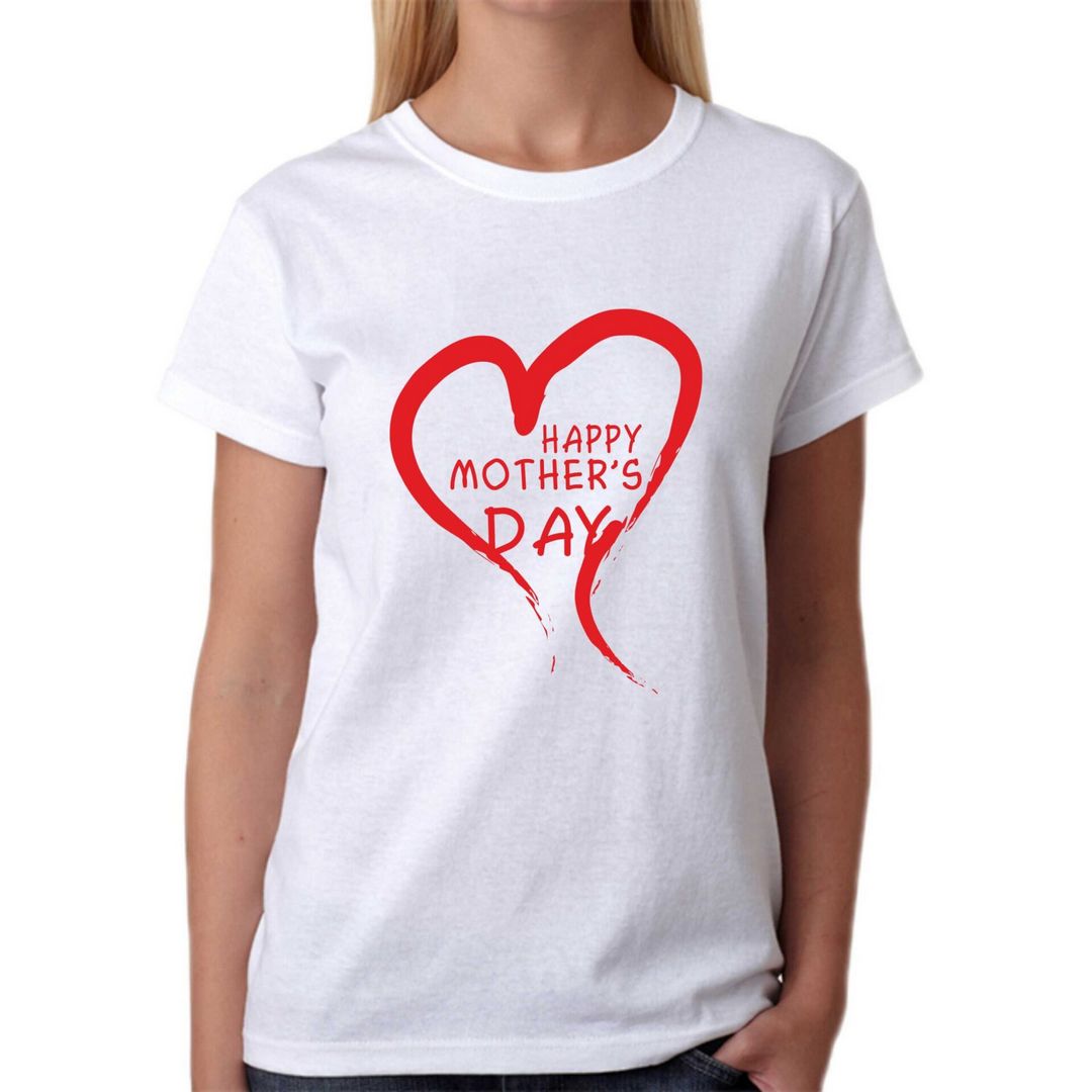 T-shirt HAPPY MOTHER'S DAY idea regalo Festa della Mamma