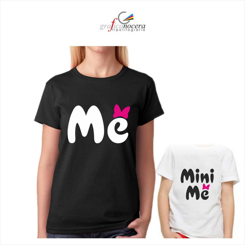 Coppia T-shirt ME MINI ME MAMMA idea regalo Festa della Mamma