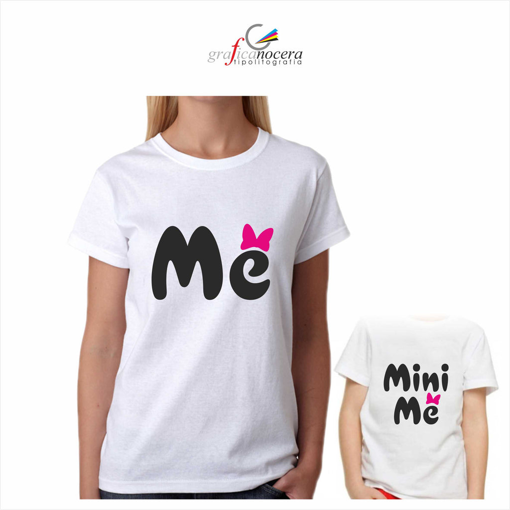 Coppia T-shirt ME MINI ME MAMMA idea regalo Festa della Mamma