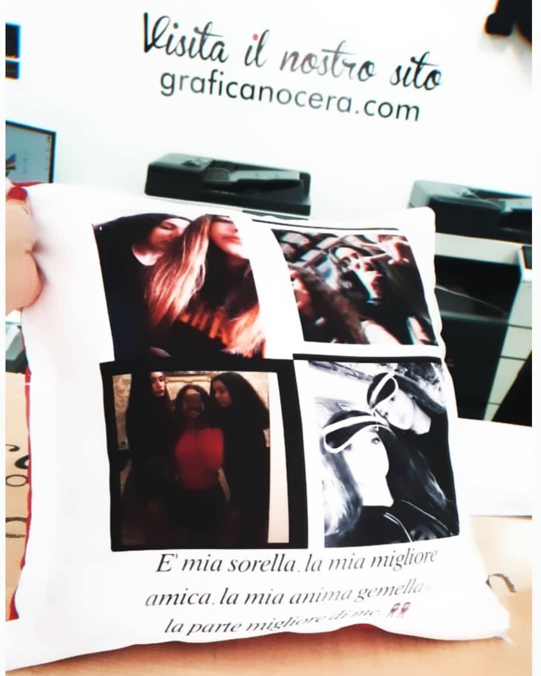 Cuscino Quadrato Personalizzato con la Foto del Tuo Cane idea regalo