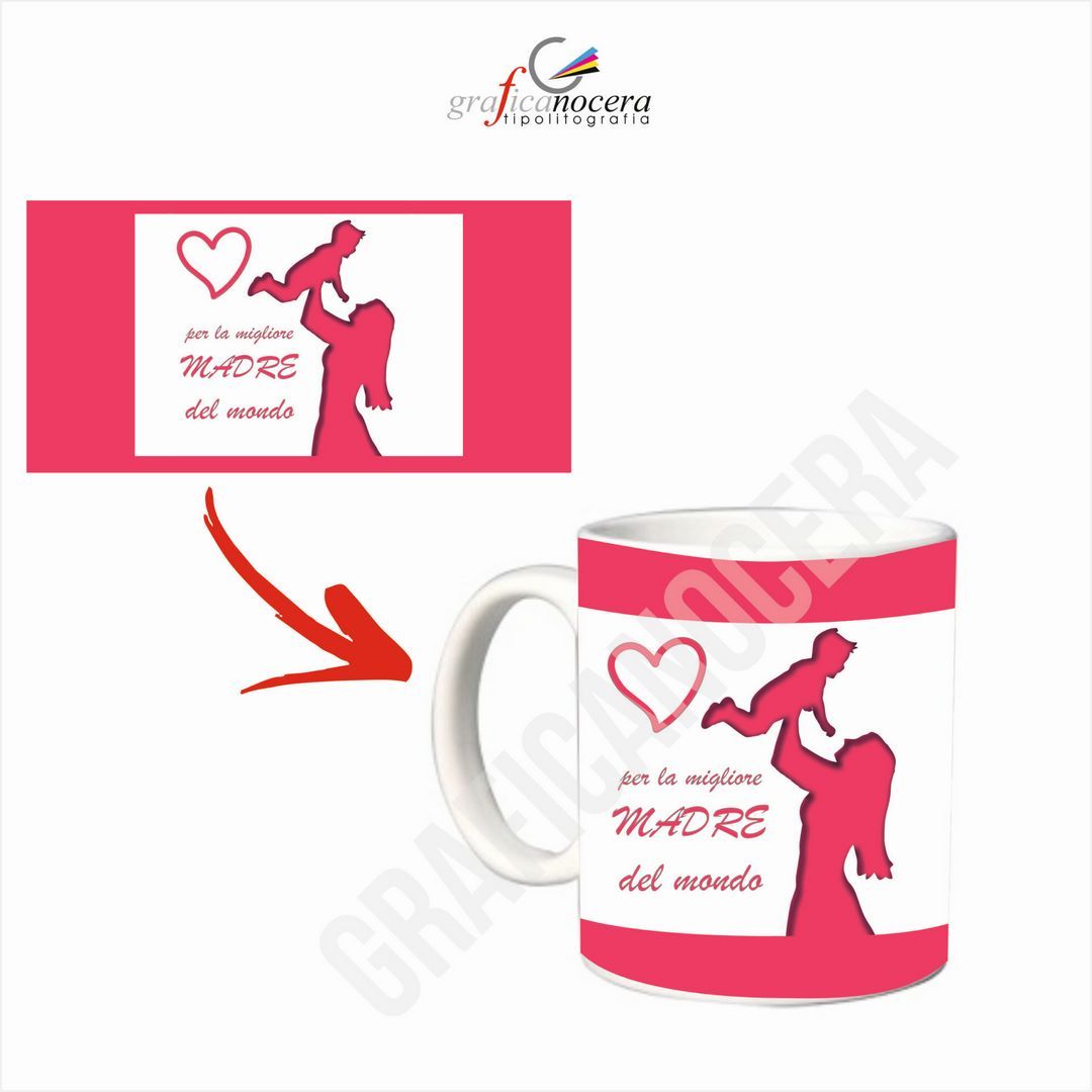 Tazza Festa della Mamma Migliore al Mondo idea regalo