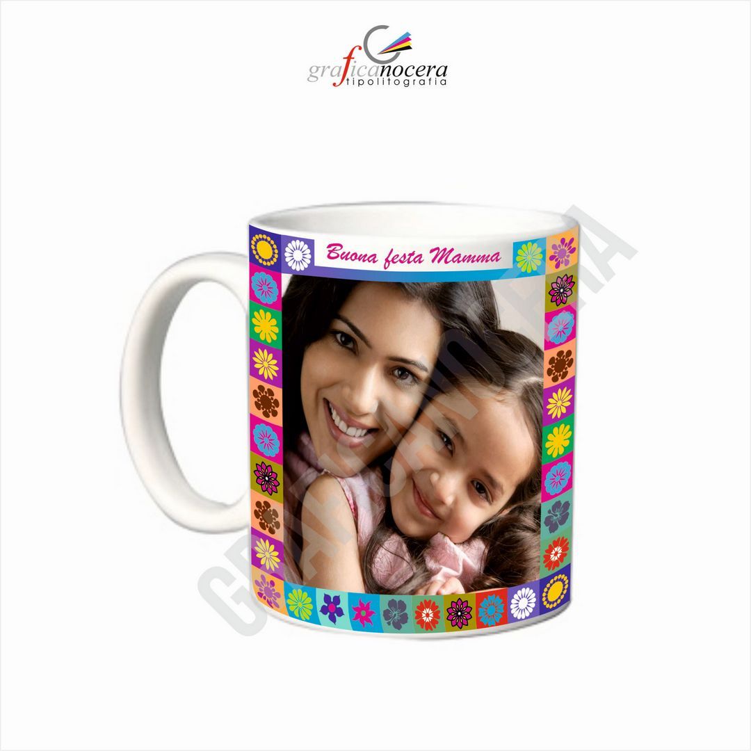 Tazza Festa della Mamma con FOTO PERSONALIZZATA idea regalo