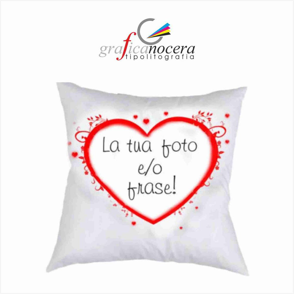 Cuscino Quadrato 40cm X 40cm con Foto Personalizzata