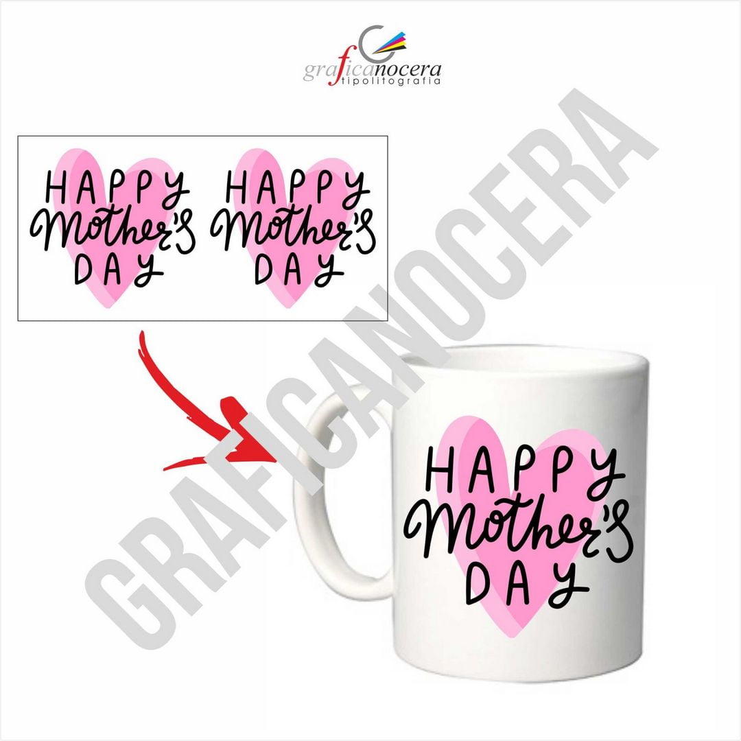 Tazza HAPPY MOTHER'S DAYFesta della Mamma idea regalo