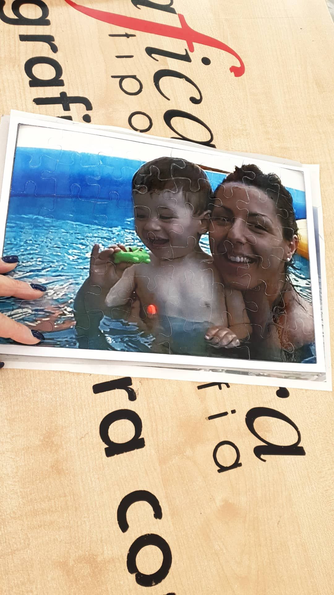 Puzzle A4 20 cm x 30 cm CON FOTO PERSONALIZZATA fidanzati coppia amore idea regalo