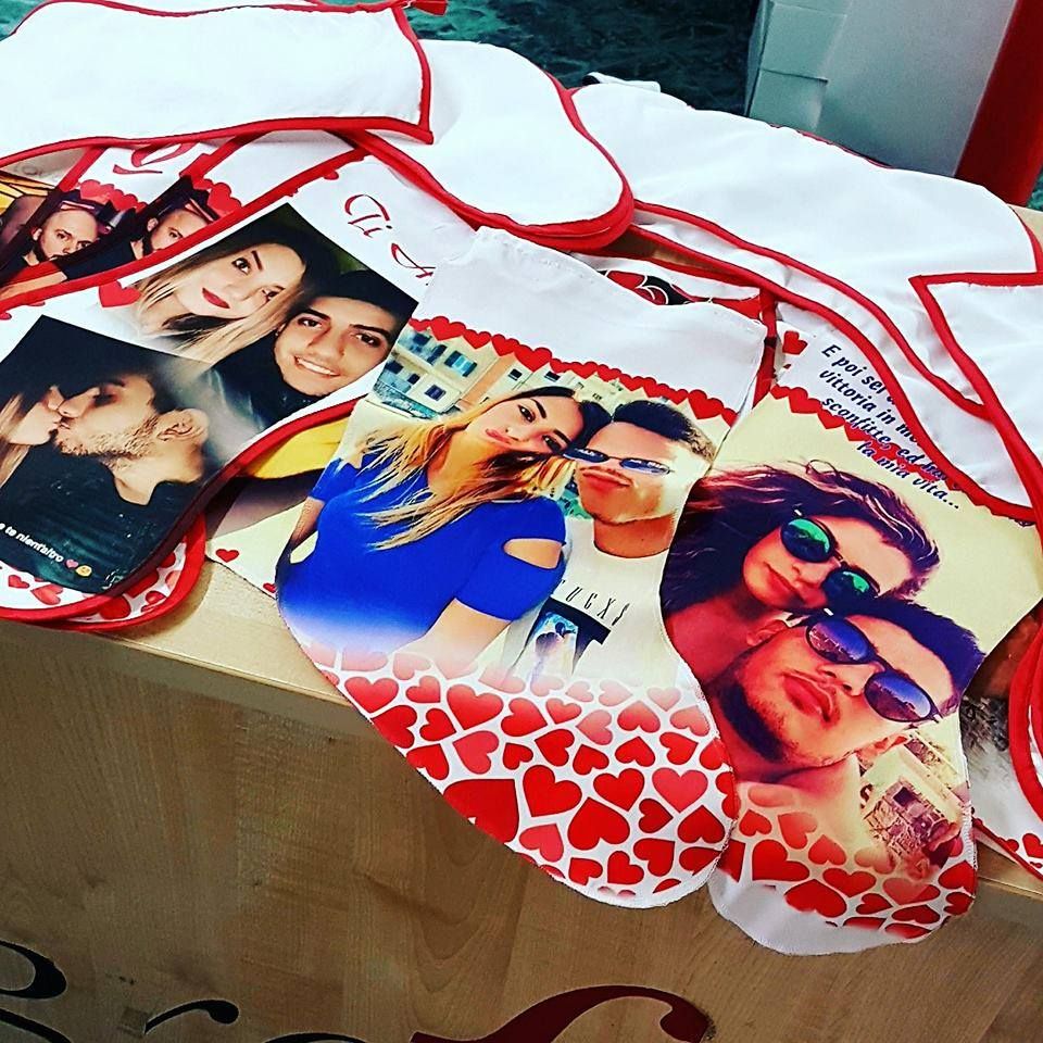 Calza per la Befana personalizzata con foto e/o frase 70cm
