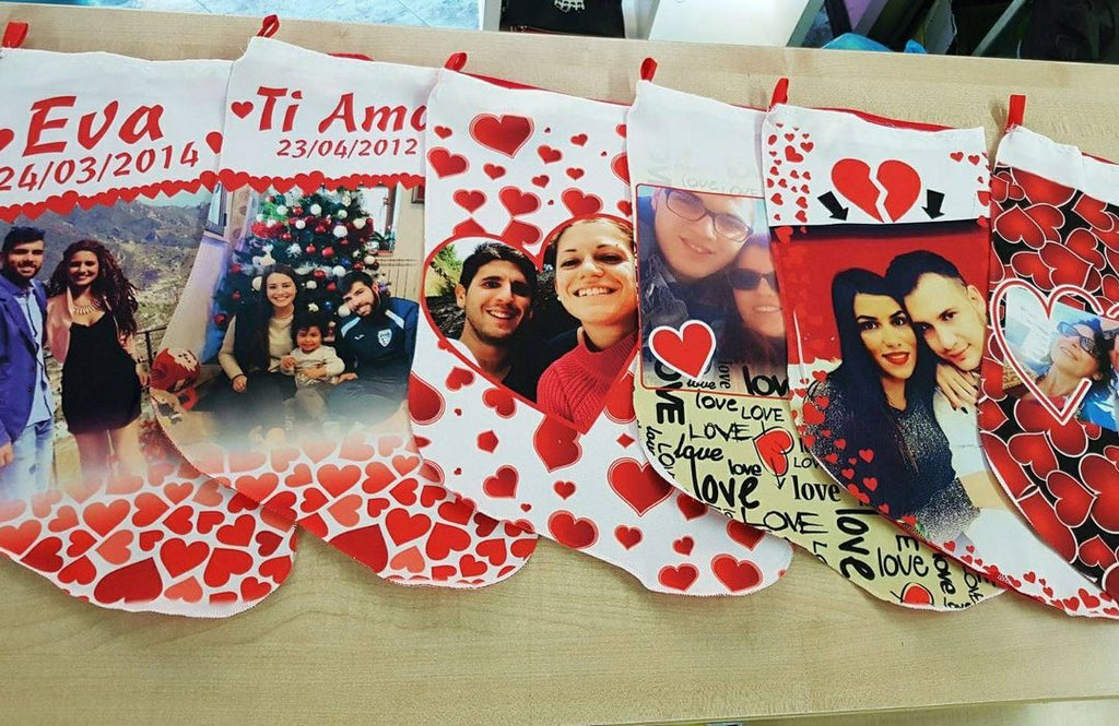 Calza per la Befana personalizzata con foto e/o frase 70cm