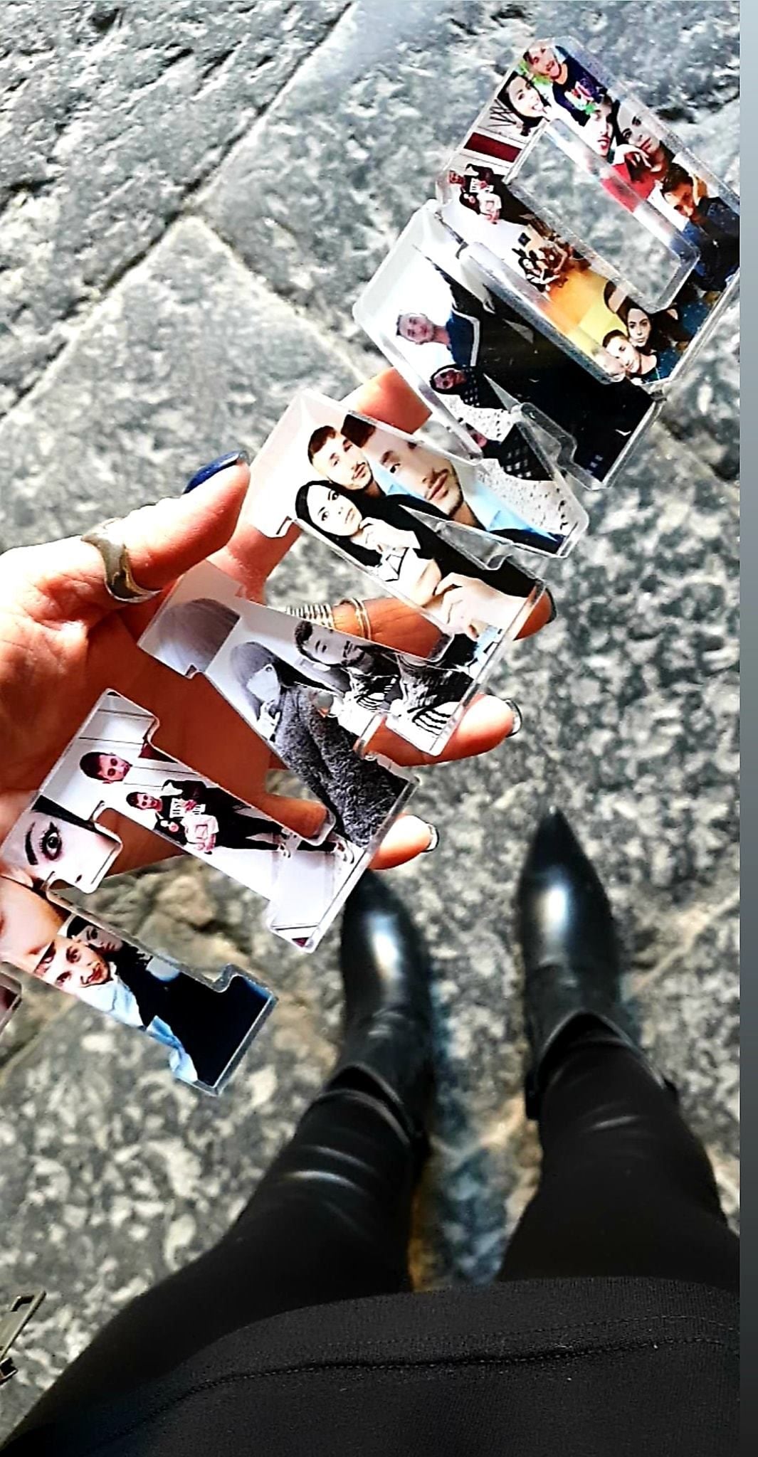 Scritta Ti Amo in plexiglass con le tue FOTO