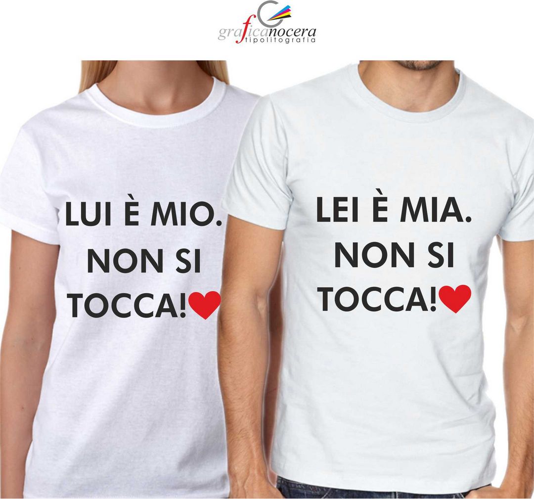 Coppia shirt Lui è mio / Lei è mia