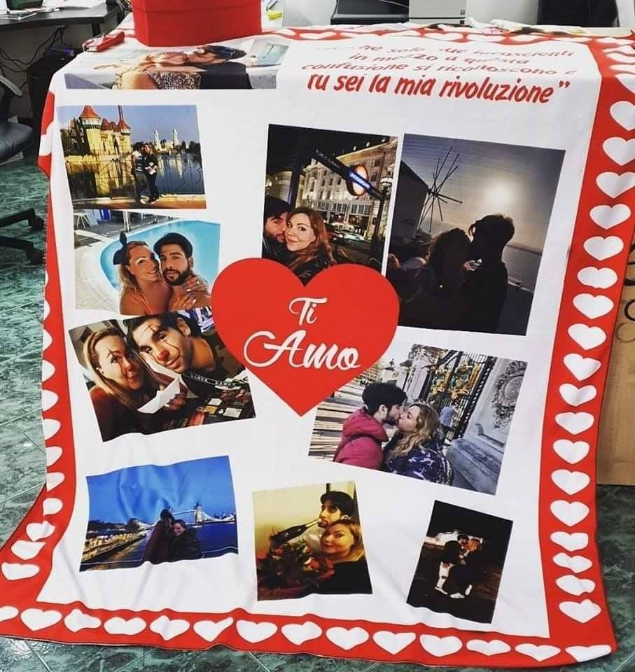 Festa del Papà Plaid in pile varie misure Sei il Migliore Papà Idea Regalo