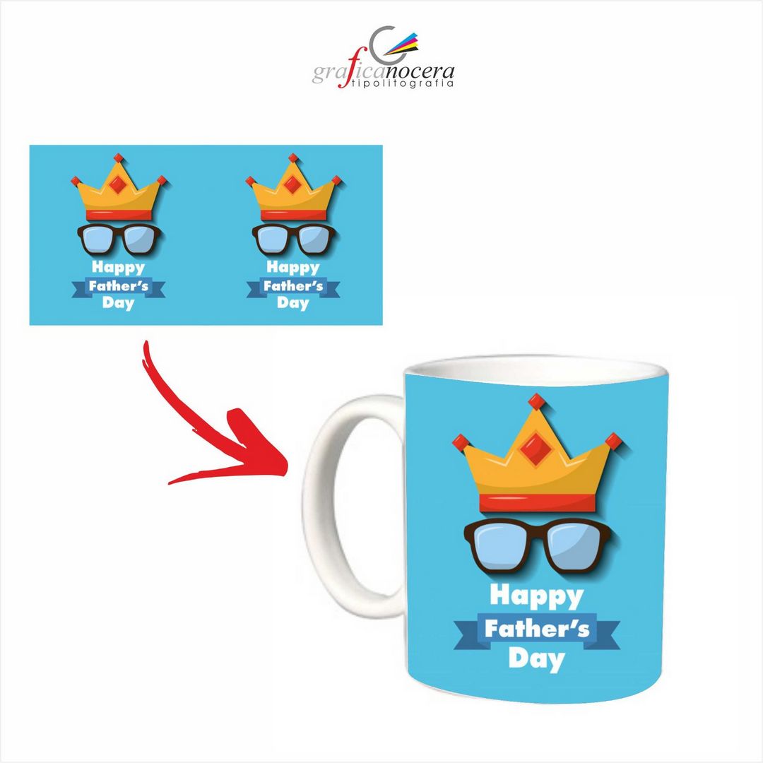 TAZZA "HAPPY FATHER'S DAY" idea regalo cucina