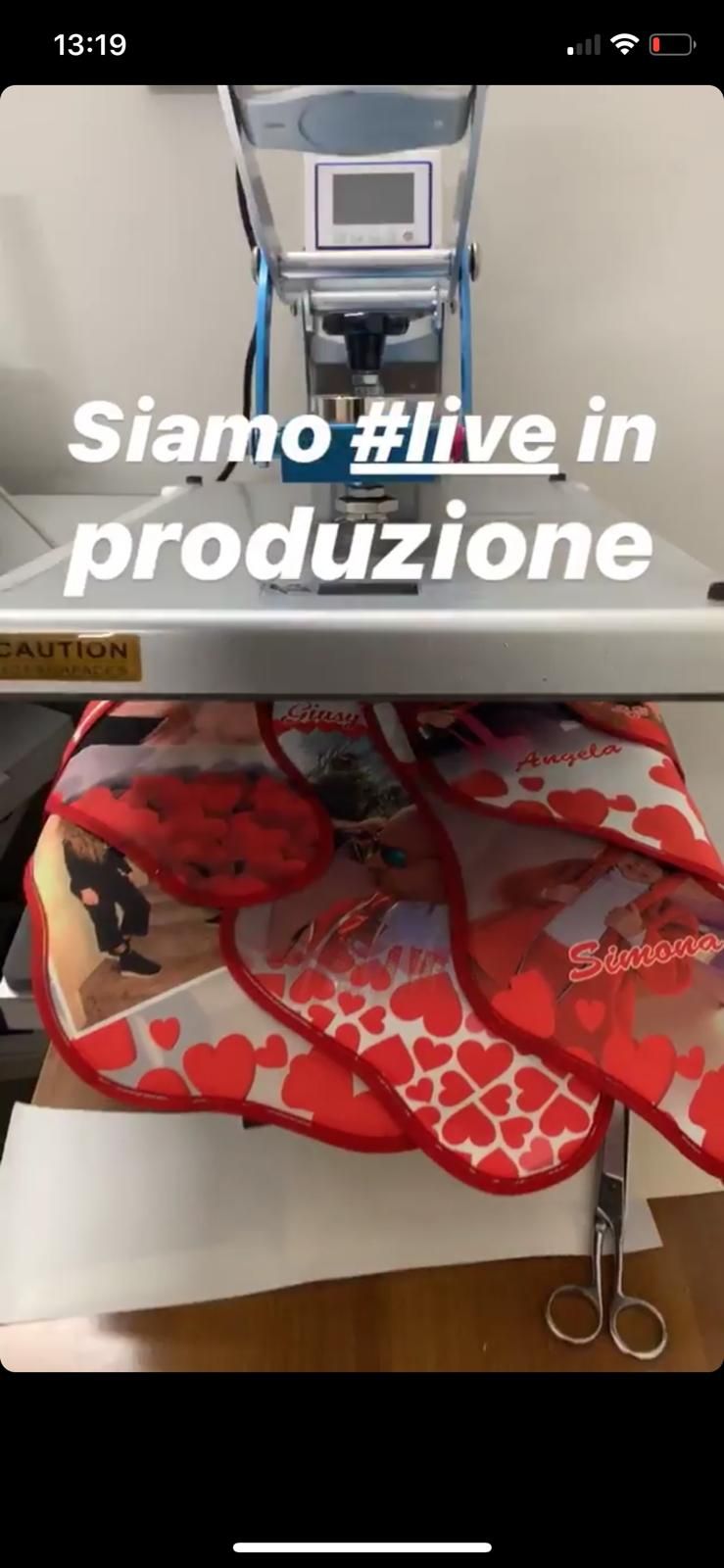 Calza per la Befana personalizzata con foto e/o frase 50cm