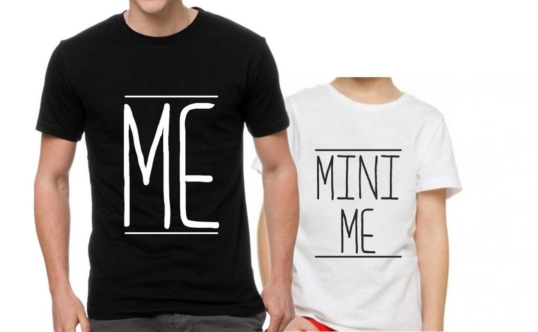 Coppia shirt Padre/Figlio Me Mini Me