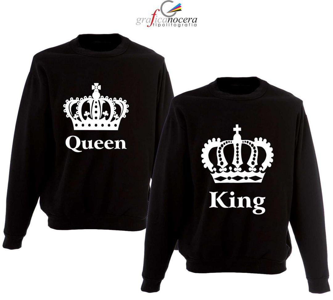 Coppia felpe King/Queen