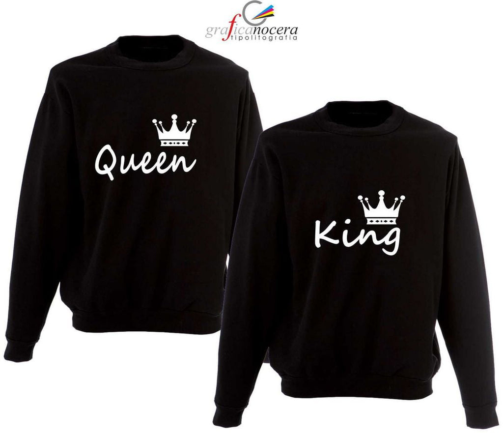 Coppia felpe King/Queen