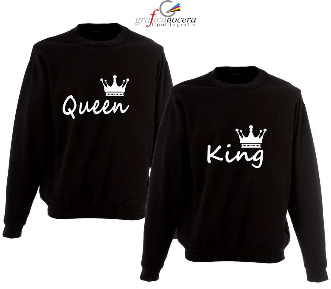 Coppia felpe King/Queen