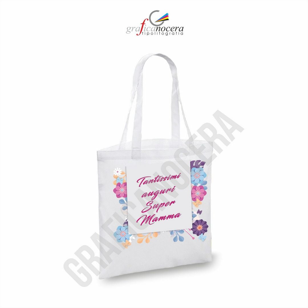 Borsa BAG Festa della Mamma Super Mamma shopper spesa idea regalo