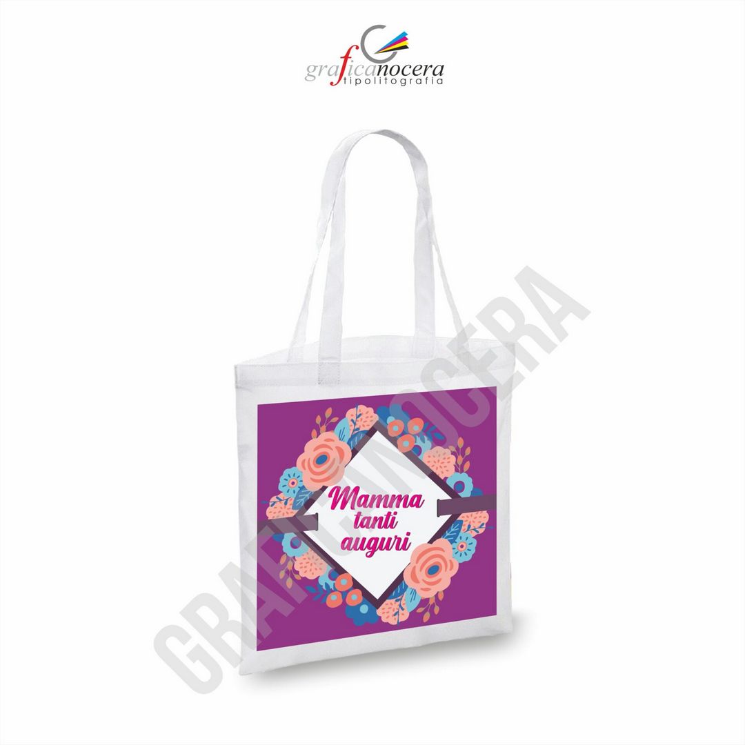 Borsa BAG Festa della Mamma Tanti Auguri mod.2 shopper spesa idea regalo