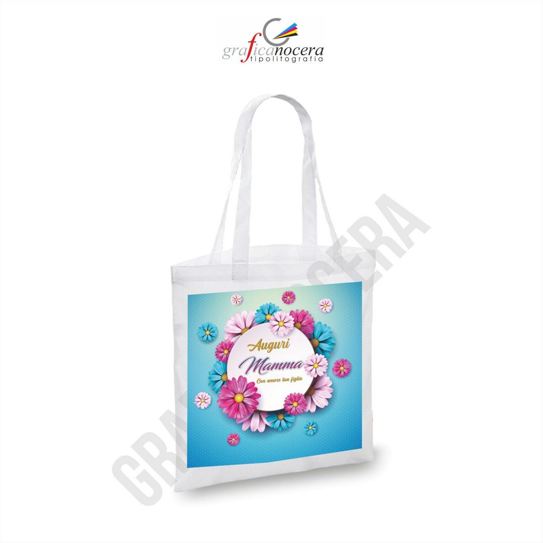 Borsa BAG Festa della Mamma da parte dei Figli shopper spesa idea regalo