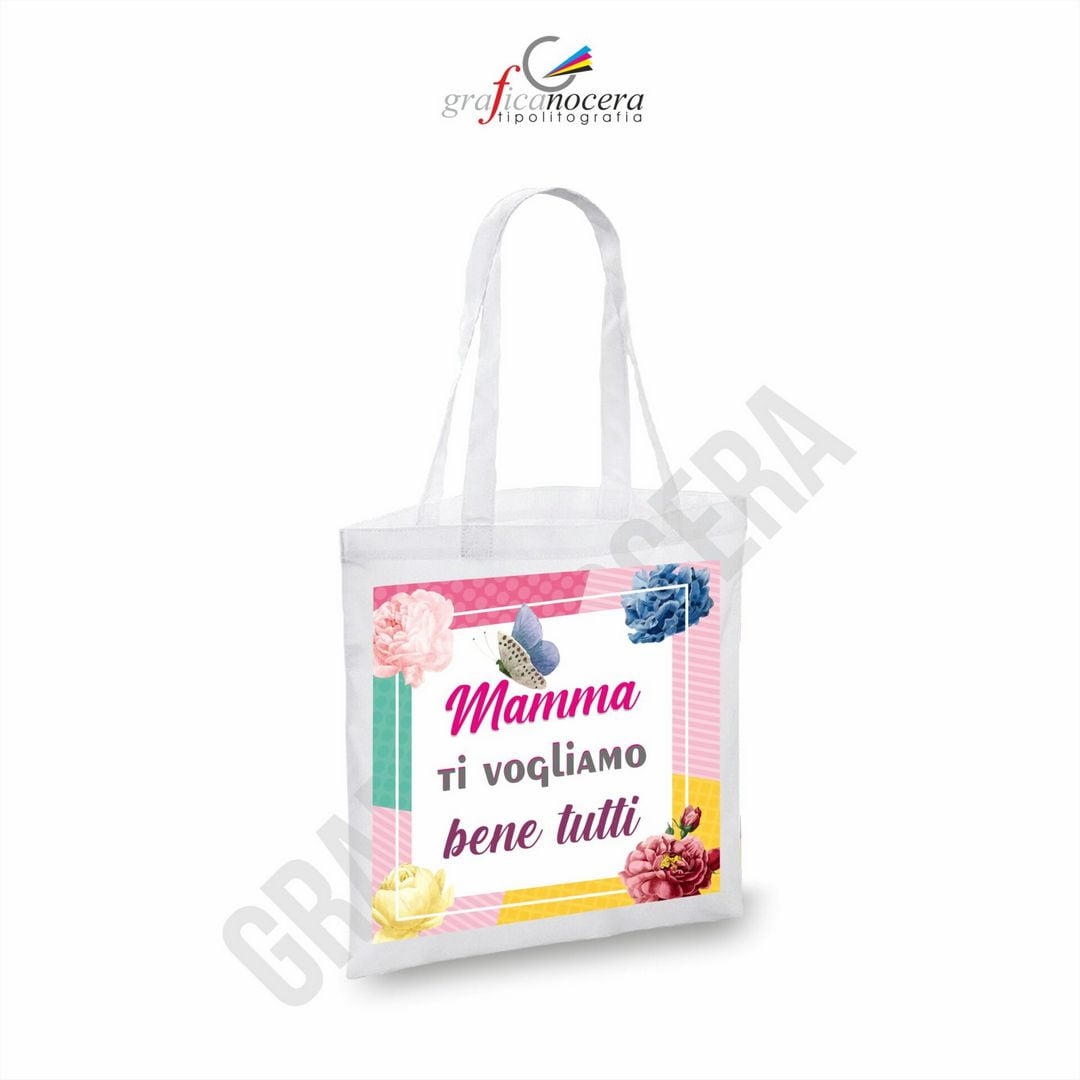 Borsa BAG Festa della Mamma Ti Vogliamo Bene shopper spesa idea regalo