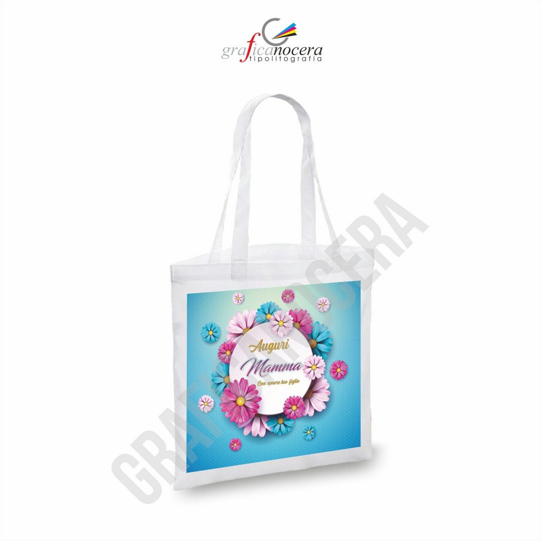 Borsa BAG Festa della Mamma da parte dei Figli shopper spesa idea regalo