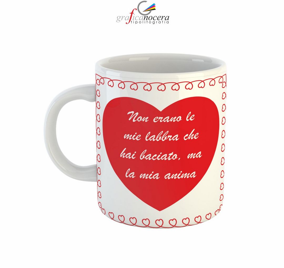 Tazza Mug Ti Amo mod. 2 fidanzati coppia amore ricorrenza idea regalo