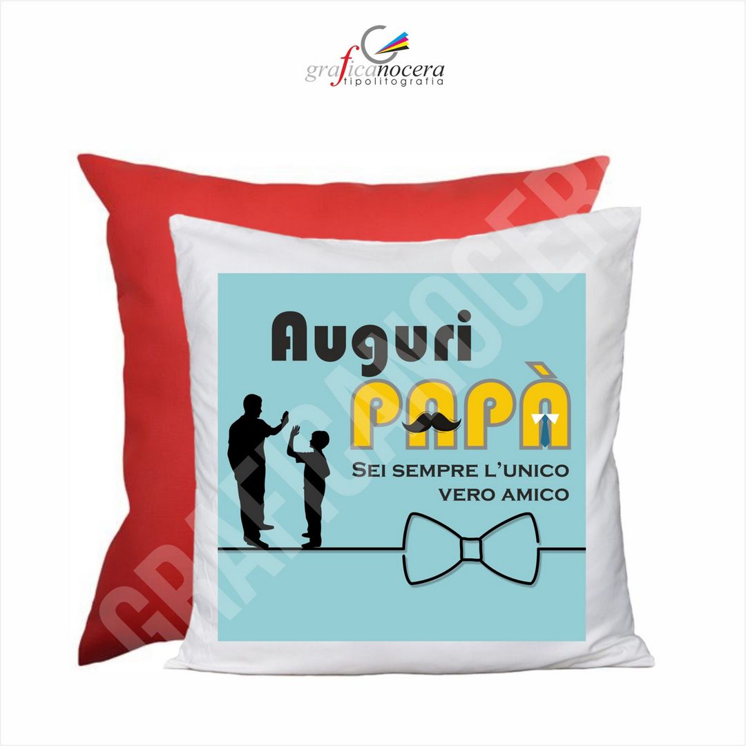 Cuscino Quadrato Festa del Papà Sei il Mio Miglior Amico Papà idea regalo