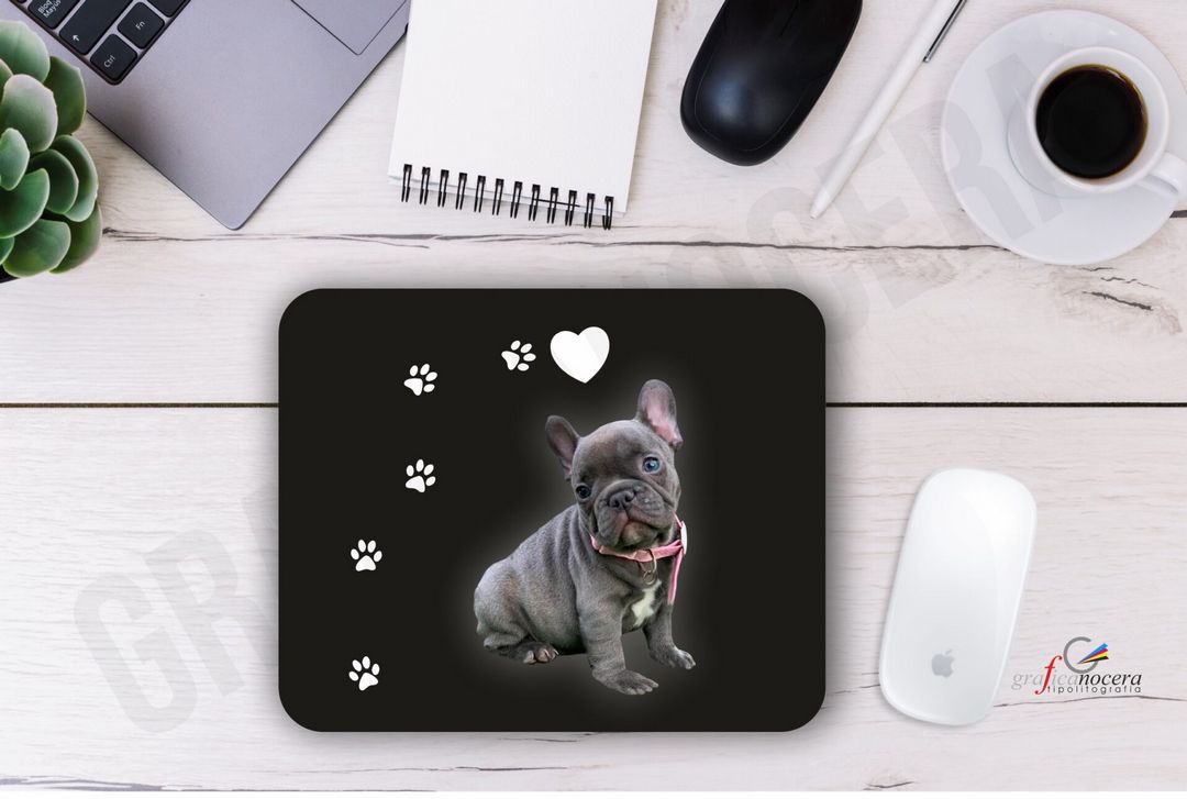 Tappetino Mouse Pad PC personalizzato con La Foto del Tuo Cane idea regalo