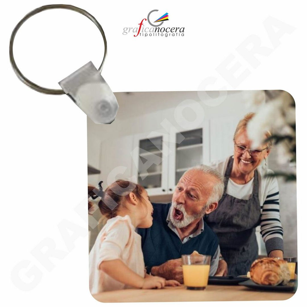 FESTA DEI NONNI Portachiavi con Foto Personalizzata idea regalo
