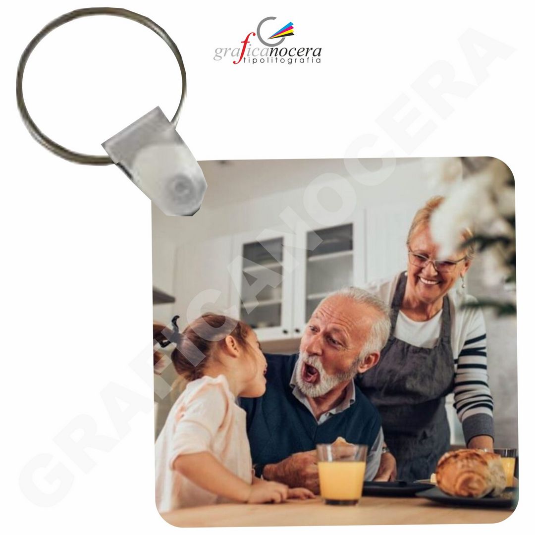 FESTA DEI NONNI Portachiavi con Foto Personalizzata idea regalo
