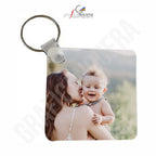 Portachiavi Quadrato con Foto Personalizzata