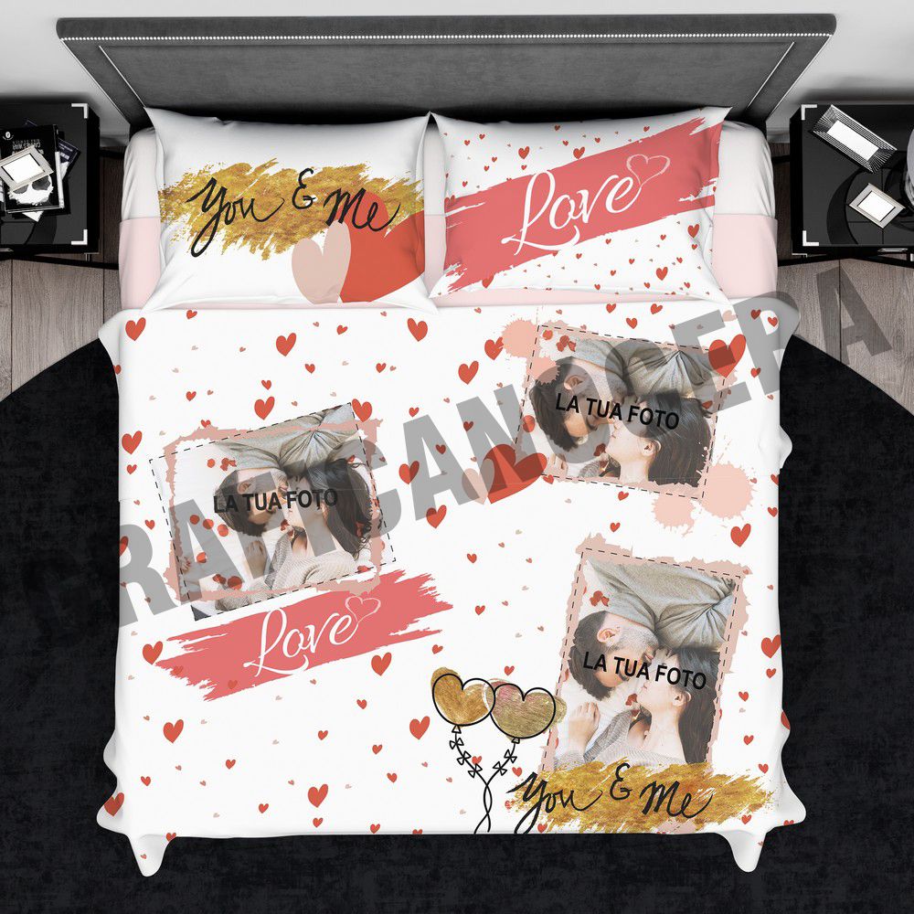 Plaid personalizzato con Foto Frase Immagini fidanzati coperta in pile coppia ricorrenza idea regalo