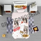 Plaid personalizzato con Foto Frase Immagini fidanzati coperta in pile coppia ricorrenza idea regalo