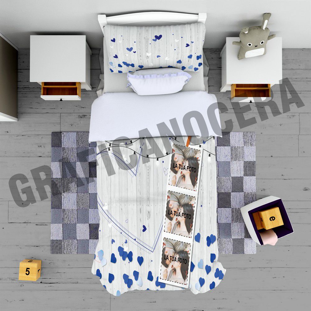 Plaid personalizzato con Foto Frase Immagini fidanzati coperta in pile coppia ricorrenza idea regalo