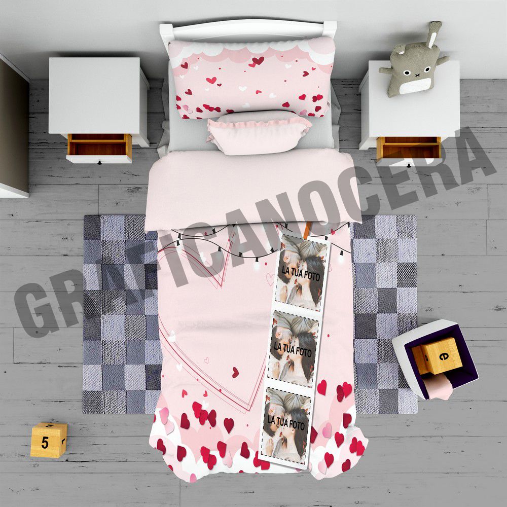 Plaid personalizzato con Foto Frase Immagini fidanzati coperta in pile coppia ricorrenza idea regalo