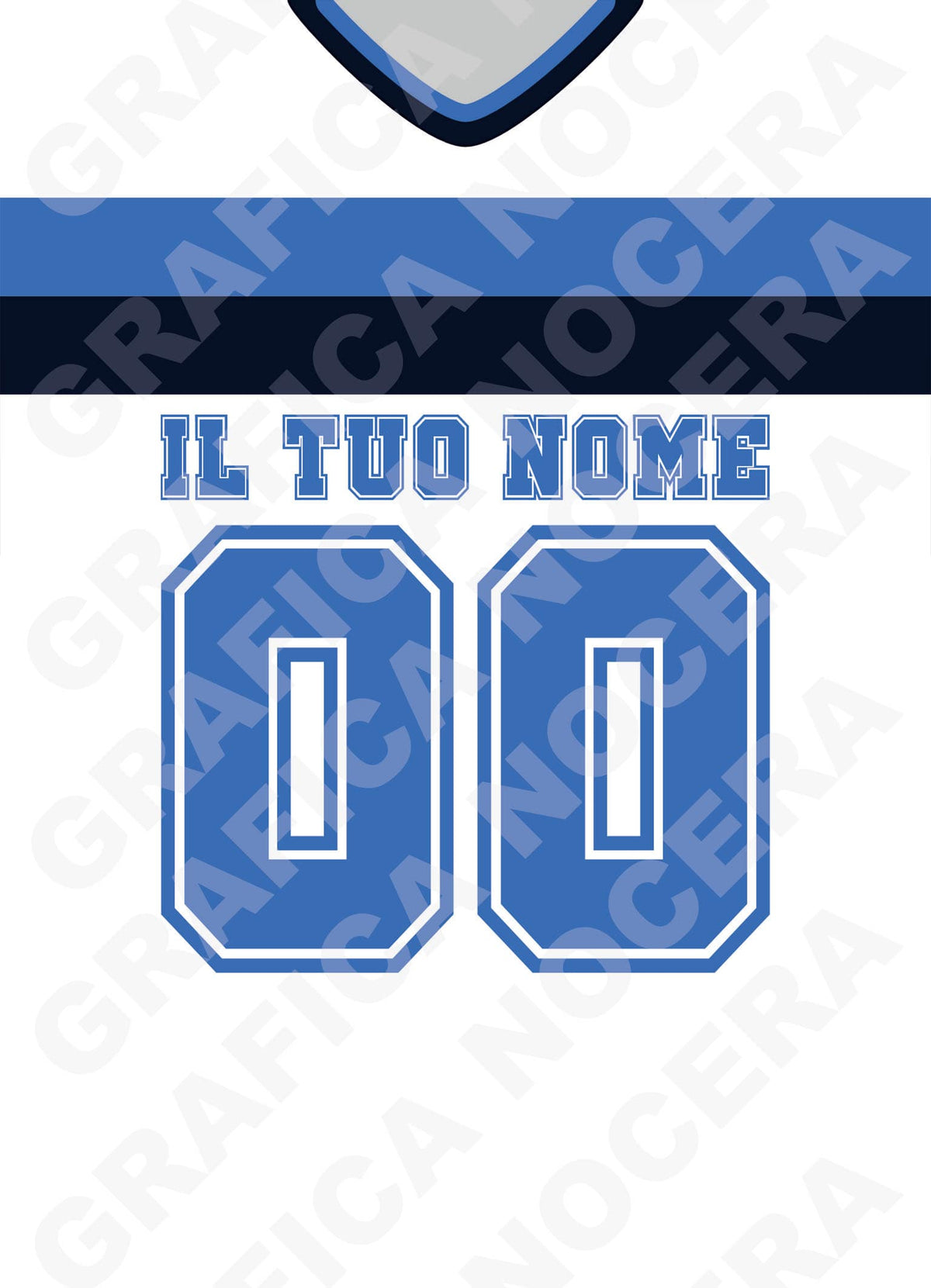 Plaid in pile Atalanta Personalizzato con Nome e Numero