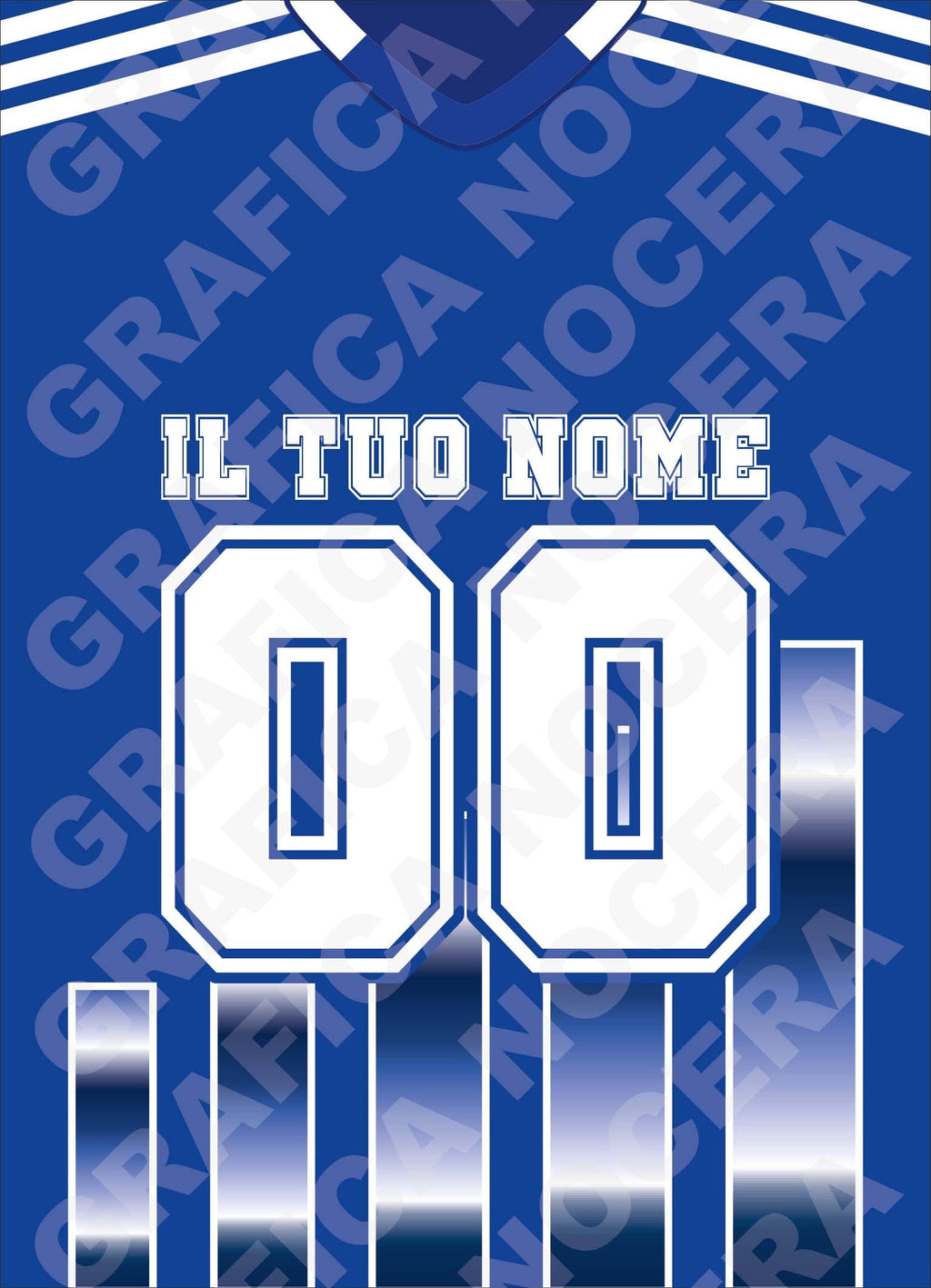 Plaid in pile Como Personalizzato con Nome e Numero