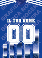 Plaid in pile Como Personalizzato con Nome e Numero