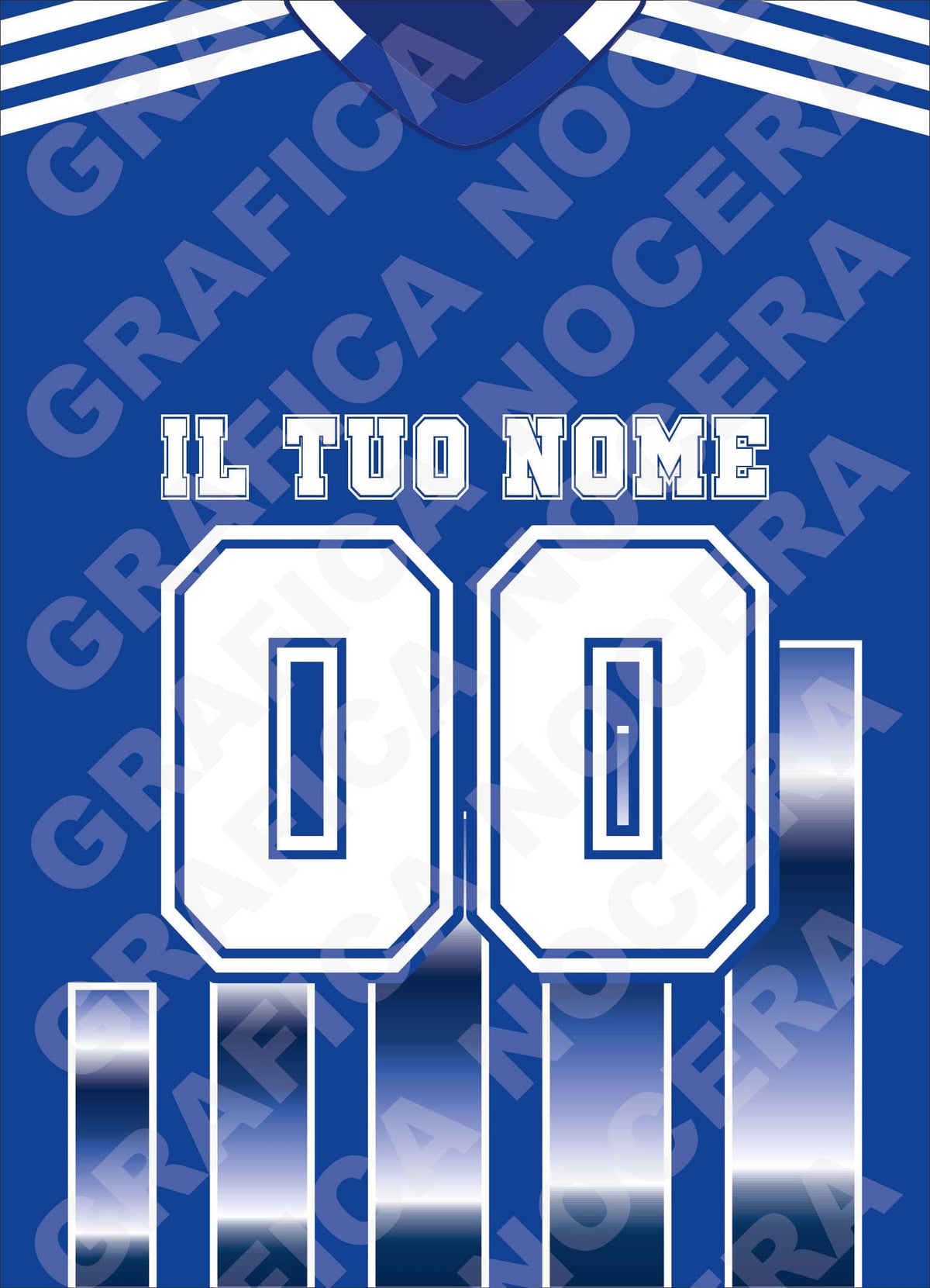 Plaid in pile Como Personalizzato con Nome e Numero