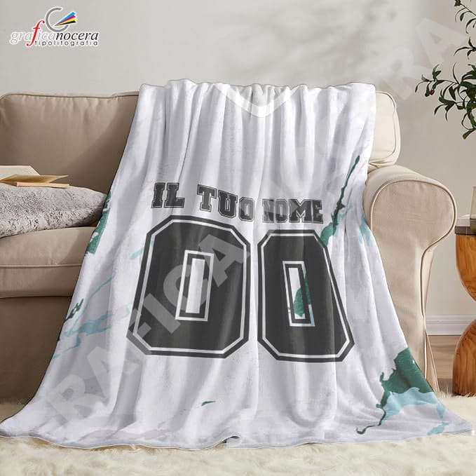 Plaid in pile Empoli Personalizzato con Nome e Numero