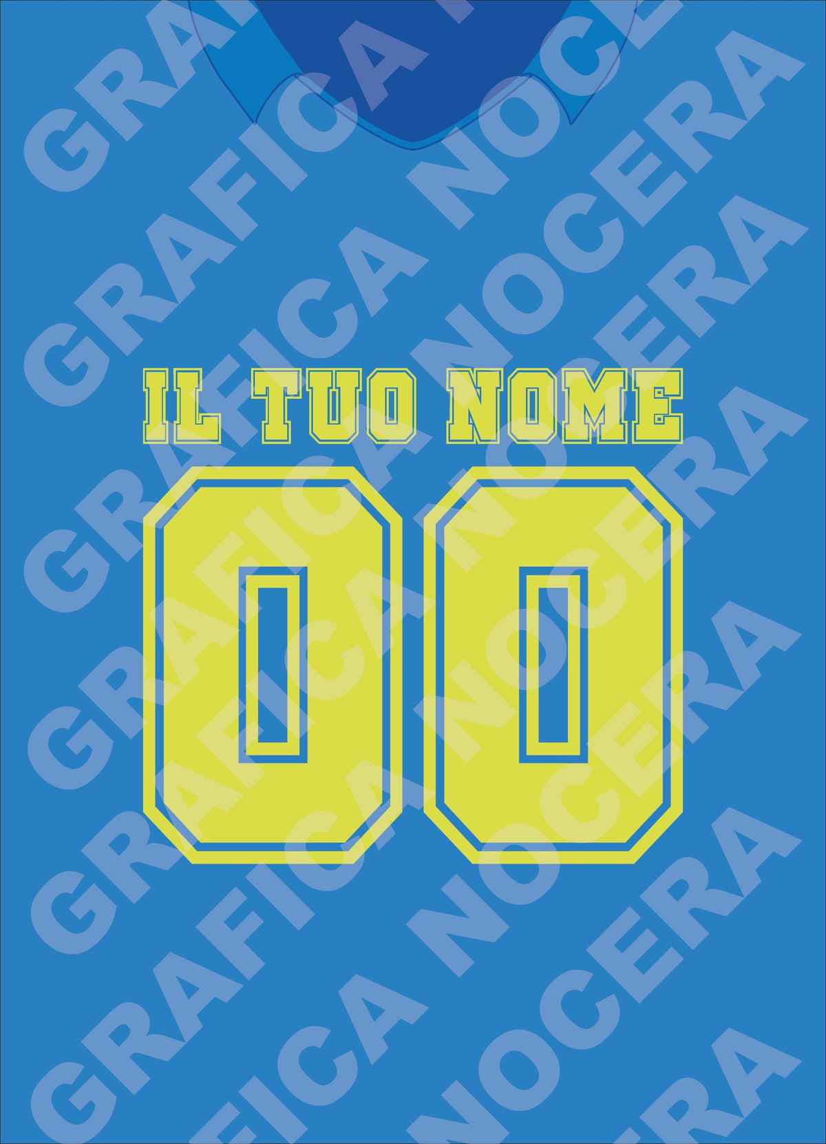 Plaid in pile Empoli Personalizzato con Nome e Numero