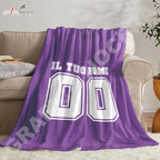 Plaid in pile Fiorentina Personalizzato con Nome e Numero