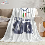 Plaid in pile Inter Personalizzato con Nome e Numero